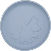 Miseczki i talerzyki dla dzieci - Moomin Silicone plate, sky blue - miniaturka - grafika 1