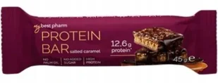 MyBestPharm Salted Caramel Baton Proteinowy, 45g >> 0zł za wysyłkę przy zakupach od 149 zł << - Batoniki - miniaturka - grafika 1