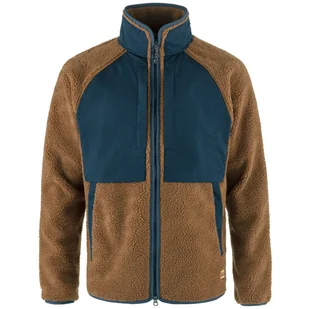 Kurtka męska Fjällräven Vardag Pile Jacket M Rozmiar: XL / Kolor: brązowy/niebieski - Kurtki męskie - miniaturka - grafika 1