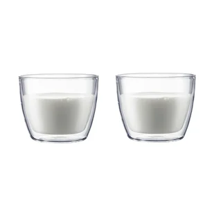Bodum 10607 10 filiżanka Bistro Café Latte, o podwójnych ściankach bez uchwytu, zestaw 2-częściowy, 0,45 L 10607-10 - Serwisy do kawy i herbaty - miniaturka - grafika 2