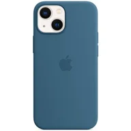 Etui i futerały do telefonów - Apple Silikonowe etui iPhone 13 mini zielonomodry - miniaturka - grafika 1