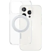 Etui i futerały do telefonów - CARE by PanzerGlass Kickstand Case iPhone 15 Pro 6,1" MagSafe srebrny/silver 1414 - miniaturka - grafika 1