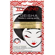 Maseczki do twarzy - Yoskine Yoskine Geisha Mask Maska z czarną perłą rozświetlająco-upiększająca - miniaturka - grafika 1