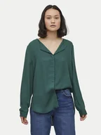 Koszule damskie - Vila Koszula Lucy 14044253 Zielony Regular Fit - miniaturka - grafika 1