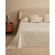Narzuty - Biała bawełniana narzuta na łóżko dwuosobowe 240x260 cm Marimurtra – Kave Home - miniaturka - grafika 1