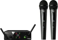 Mikrofony estradowe - AKG WMS40 mini dual Vocal Set US25 A/C mikrofon bezprzewodowy podwójny (537.500 i 539.300) - miniaturka - grafika 1