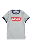 Koszulki dla chłopców - Levi's T-shirt dziecięcy kolor szary z nadrukiem - miniaturka - grafika 1