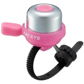 Dzwonki do roweru - Dzwonek rowerowy CATEYE PB-1100P-1 Różowy - miniaturka - grafika 1