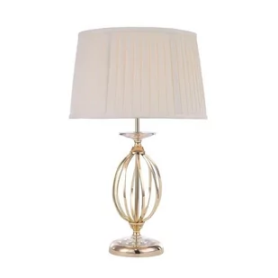 Elstead Lighting Aegean 1Lt Table Lamp Polished Brass AG/TL POL BRASS Elstead lampa stołowa abażurowa AG/TL POL BRASS) - Lampy stojące - miniaturka - grafika 1
