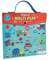 Lalki dla dziewczynek - Na Budowie Wielofunkcyjna Plansza Magnetyczna 4 W 1 - miniaturka - grafika 1