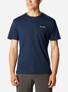 Koszulka męska bawełniana Columbia CSC Basic Logo Short Sleeve 1680053474 S Granatowa (195978524273) - Koszulki męskie - miniaturka - grafika 1