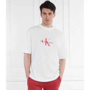 CALVIN KLEIN JEANS T-shirt ARCHIVAL MONOLOGO | Regular Fit - Koszulki męskie - miniaturka - grafika 1
