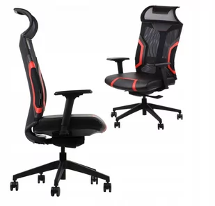STEMA - GL Fotel gamingowy obrotowy do komputera RYDER EXTREME BK/RD GL/RYDER/EXTREME/01 - Fotele gamingowe - miniaturka - grafika 1