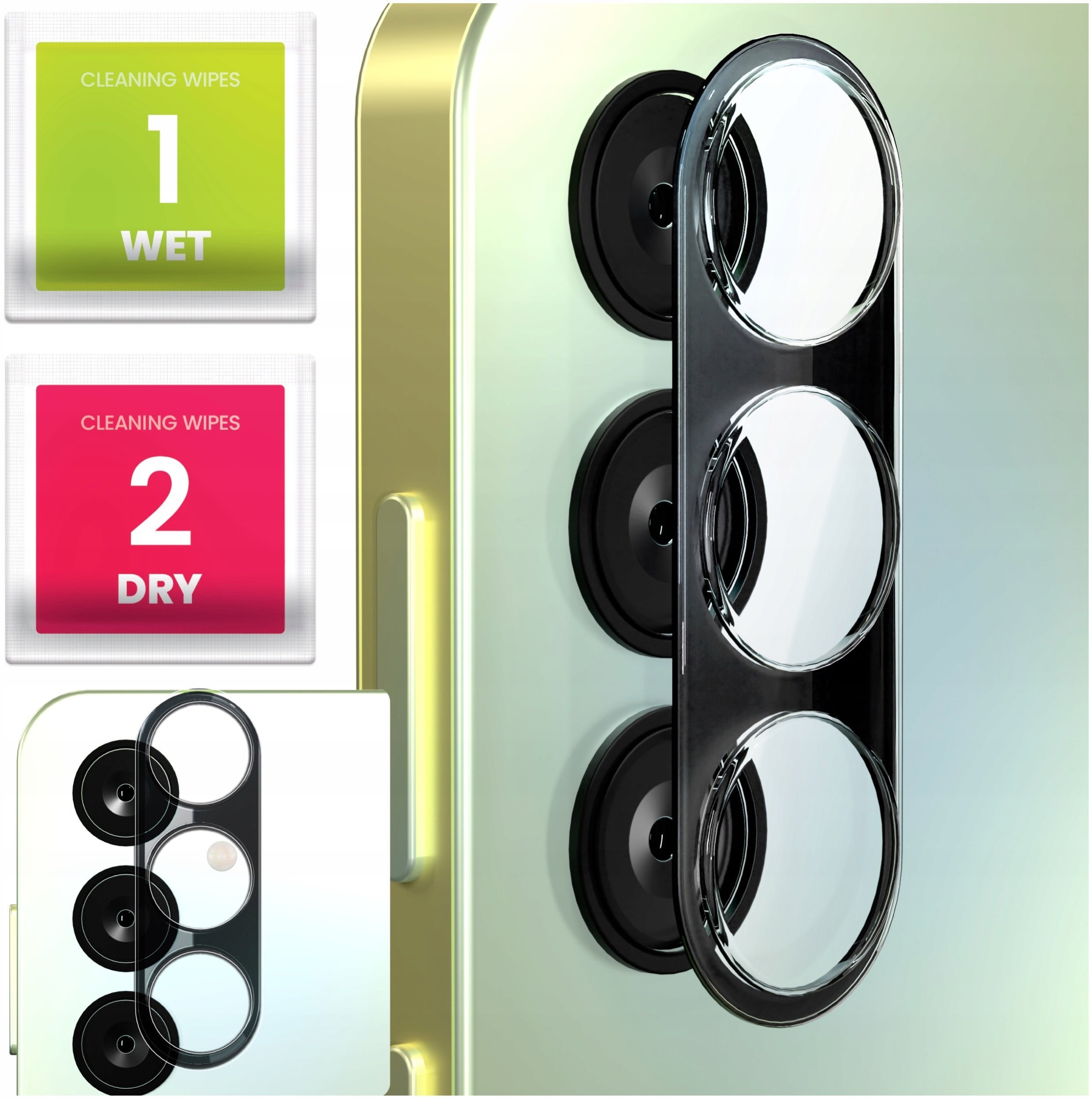 Szkło Na Aparat Do Samsung Galaxy A15 5G Hartowane, Na Obiektyw, 9H