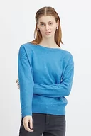 Swetry damskie - ICHI Sweter damski Ihalpa LS2, 174336/Blithe, XS, 174336 /Blithe, XS - miniaturka - grafika 1