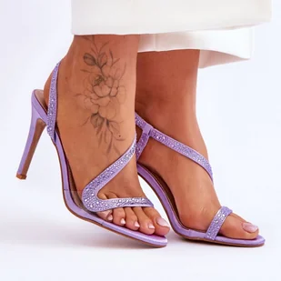 Sandały Model Colima H8-319 Violet - Step in style fioletowe - Sandały damskie - miniaturka - grafika 1