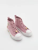 Buty dla dziewczynek - Reserved - Wysokie trampki Cinnamoroll - brudny róż - miniaturka - grafika 1