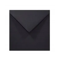 Koperty - Koperty kwadratowe czarne 120g/m2 K4 Shan 10 szt - miniaturka - grafika 1