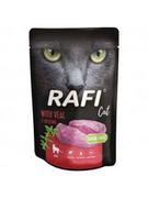 Mokra karma dla kotów - Dolina Noteci Rafi pasztet z cielęciną kot 100g - miniaturka - grafika 1