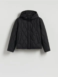 Reserved - Pikowana kurtka - czarny - Kurtki damskie - miniaturka - grafika 1