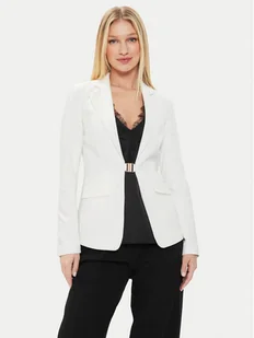 Morgan Marynarka 241-VIAZA.F Biały Slim Fit - Marynarki i żakiety damskie - miniaturka - grafika 1