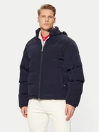 Kurtki męskie - Hunter Kurtka zimowa HARM0027242 Granatowy Regular Fit - miniaturka - grafika 1