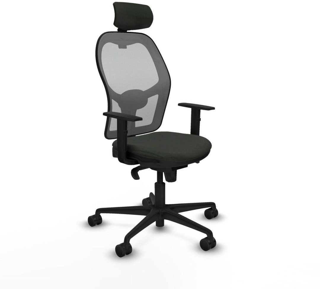 Krzesło Biurowe z Zagłówkiem Piqueras y Crespo 1D036N2 Czarny