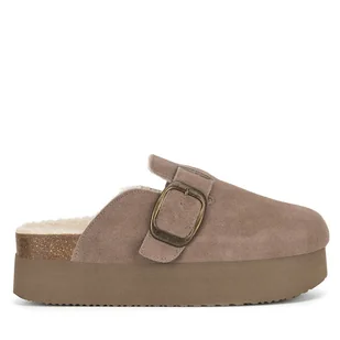 Klapki Badura TS6207-02 Szary - Klapki i japonki damskie - miniaturka - grafika 1