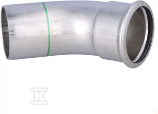 Kolano nyplowe 45° Inox - 54 - Łączniki, trójniki, kształtki - miniaturka - grafika 1
