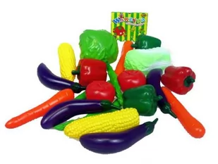 Hipo Warzywa plastikowe w siatce 20szt - Zabawki AGD - miniaturka - grafika 1
