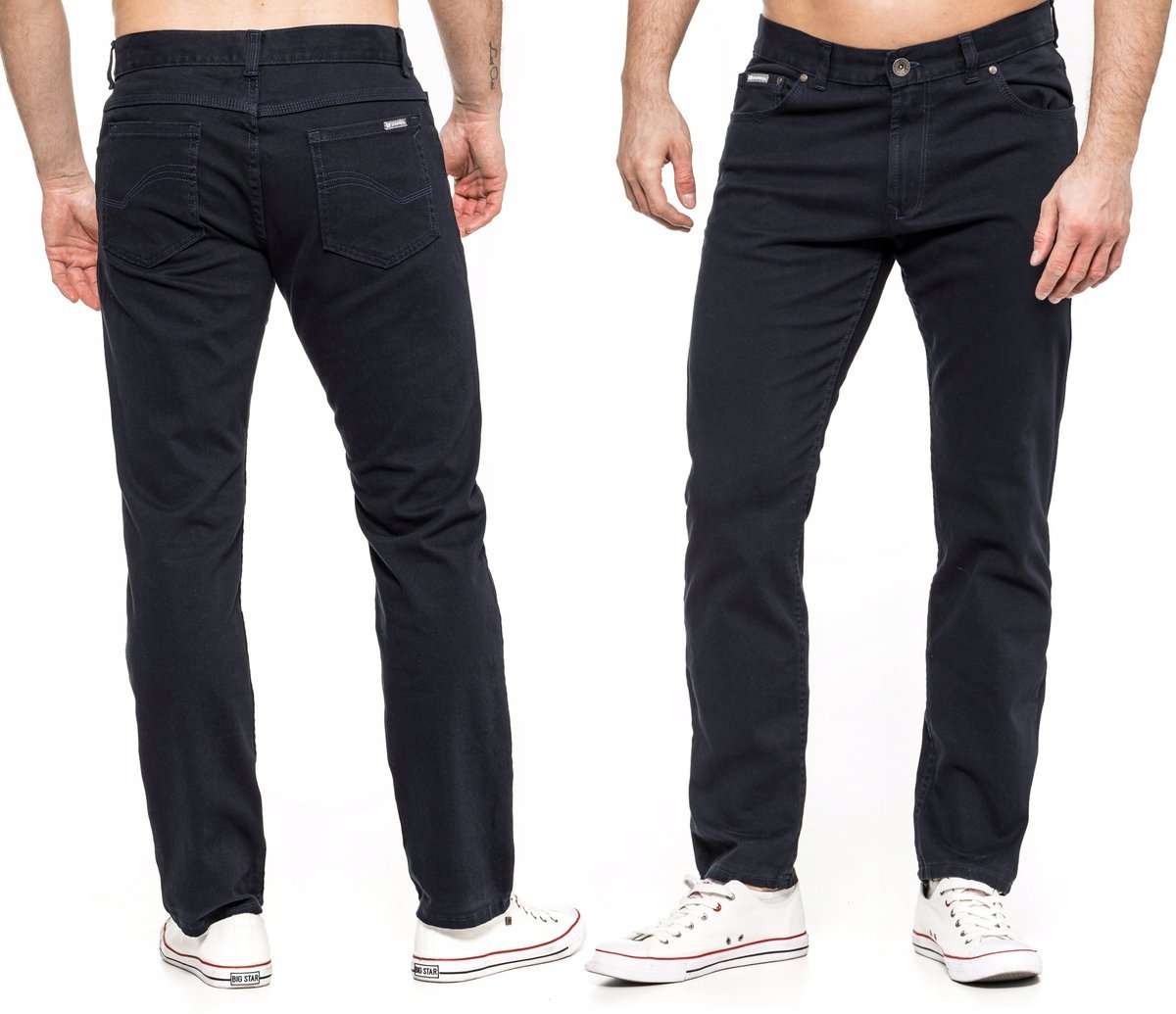 SPODNIE MĘSKIE CHINOS STANLEY - 400/124 - 92cm/L32