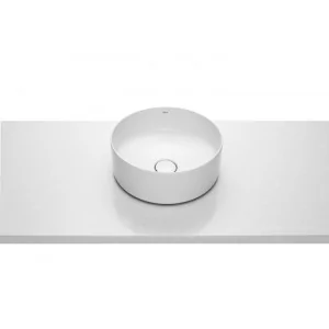 Roca A327523S00 INSPIRA ROUND UMYWALKA 370x370 OCT FINECERAMIC $231 Supraglaze$232 - Umywalki - miniaturka - grafika 1