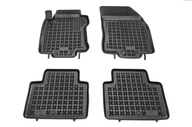 Dywaniki samochodowe - REZAW PLAST Dywaniki gumowe czarne PLAST 201820, 4 szt, Nissan X-Trail III od 2013 PLAST 201820 - miniaturka - grafika 1