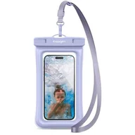 Etui i futerały do telefonów - Etui wodoszczelne Spigen A610 Universal Waterproof float case Aqua Blue - miniaturka - grafika 1