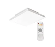 Lampy sufitowe - LED Plafon ściemnialny LED/18W/230V + pilot czworokątny 2700K-6000K - miniaturka - grafika 1