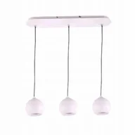 Lampy sufitowe - ALCLARA Lampa Sufitowa Wisząca FL5953/31/03P Julia 3xGU10 50W Biała Wydajna - miniaturka - grafika 1