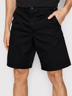 Vans Szorty materiałowe Authentic VN0A5FJX Czarny Relaxed Fit - Spodenki męskie - miniaturka - grafika 1