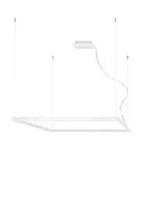 Lampa wisząca NELYA L biały LED 4000K - Thoro - Lampy sufitowe - miniaturka - grafika 1