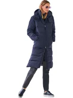 Kurtki damskie - Heine Płaszcz pikowany w kolorze granatowym - miniaturka - grafika 1