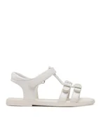 Buty dla dziewczynek - Geox Sandały J S.Karly G.G J1535G 000NF C1000 S Biały - miniaturka - grafika 1