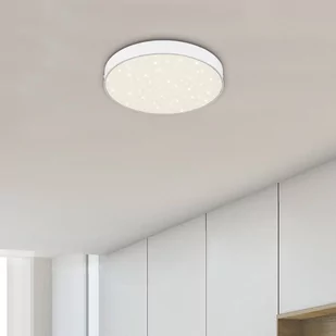 Briloner Lampa sufitowa LED Flame Star, 21,2 cm biała - Lampy sufitowe - miniaturka - grafika 1