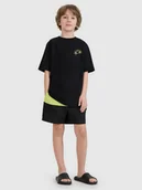 Kąpielówki dla chłopców - 4F Spodenki plażowe boardshorty chłopięce - zielone 122/128 (6-8 lat) - miniaturka - grafika 1