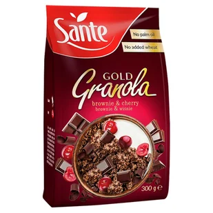 Sante Gold Granola 300g PŁATKI ŚNIADANIOWE - Płatki śniadaniowe i musli - miniaturka - grafika 1