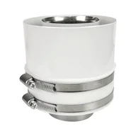 Rury i kanały wentylacyjne - Adapter powietrzno - spalinowy 60/100 mm biały SPIROFLEX - miniaturka - grafika 1