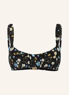Stroje kąpielowe - Seafolly Góra Od Bikini Bralette Modern Romance schwarz - miniaturka - grafika 1