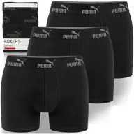 Majtki męskie - Puma Bokserki Męskie Black Bawełna 3 Pak Rozmiar M - miniaturka - grafika 1