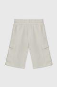 Spodnie i spodenki dla chłopców - Guess szorty dziecięce kolor biały regulowana talia - miniaturka - grafika 1
