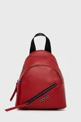 Plecaki - Nobo plecak damski kolor czerwony mały gładki - miniaturka - grafika 1