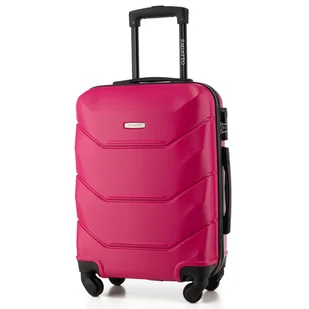 Walizka kabinowa RYANAIR 55x40x20 mała walizka podróżna na kółkach fuksja ZAGATTO - Walizki Walizka kabinowa RYANAIR 55x40x20 mała walizka podróżna na kółkach fuksja ZAGATTO - Walizki - miniaturka - grafika 1