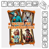 Pasmanteria - Naprasowanka horror halloween chucky frank krueger voorhees myers 3 do 20cm - miniaturka - grafika 1